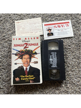 Walt Disney Home Video Jungle 2 Jungle VHS NTSC Full Screen PG 1997 Tim Allen